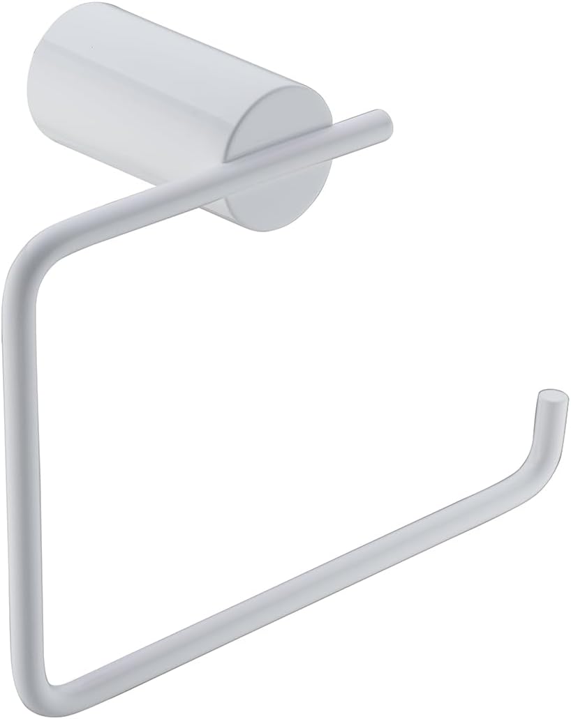 RANDOM Light White Towel Ring Wall Mounted Hand Towel Holder for Bathroom Solid SUS304 Stainless Steel Bath Hand Towel Hangers.RD-96068-5LW-2