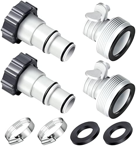 Poolschlauch Adapter Set - 2 Stück Für 32/38mm Schläuche