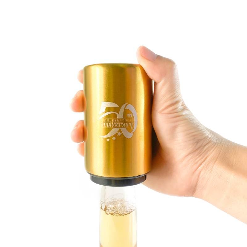 Lote de 12 Abrebotellas Abridores Chapas Cerveza Botellas 50º Aniversario Bodas de Oro - Recuerdos, detalles y regalos invitados