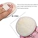 Loofah Sponge Exfoliating Facial Cleaning Pads,10 Packs Natural Loofa Face Scrubber Large Cleanser for Men Women Bath Spa Cleansing,3.15 Inches Dia