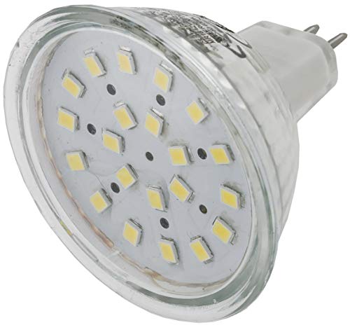 ChiliTec LED Leuchtmittel Lampe MR16 Strahler GU5.3 Sockel 3Watt 330Lumen 120° 12V - LED-Lampe Ersatz für 30 Watt Halogen Leuchtmittel 3000k Warmweiß