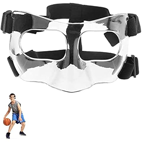Nose Guard for Broken Noses, Sports Face Guard for Men and Women, Adjustable Face Masks for Softball, Basketball Protective Clothing Nose Guard for Teenagers (1Pack) Cover