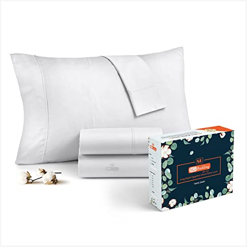 SGI Standard 20x26 Size Silky Soft & Smooth Egyptian Cotton 600 Thread Count Standard Shams Light Grey Solid, Long Staple & Breathable, Easy to wash, Pack of 2