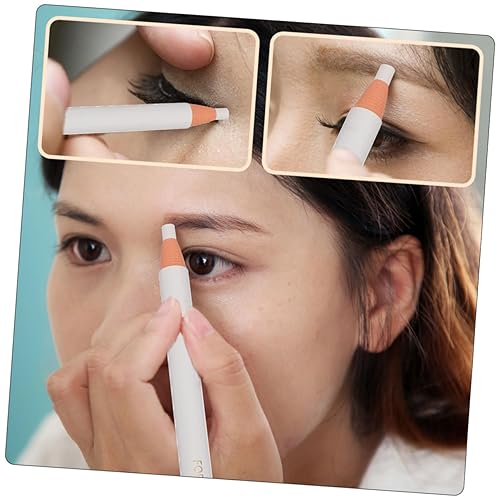 FOMIYES 4pcs Multi-function Eyeliner Set White Eyebrow Pencil Makeup Eyeliner Tool
