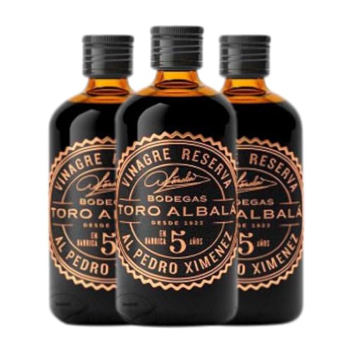 Vinagre Toro Albalá Balsámico al PX Montilla-Moriles Botellín 25 cl (Caja de 3 Botellín de 25 cl)
