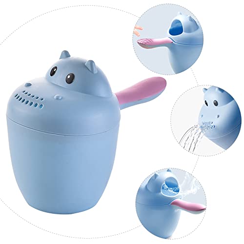 Cute Baby Rinse Cup Shampoo Rinser Baby Bath Rinser With Easy Grip Handle Wash Hair Cup By Protecting Infant Eyes,Child Shower Baby Shower Water Scoop #TOP5