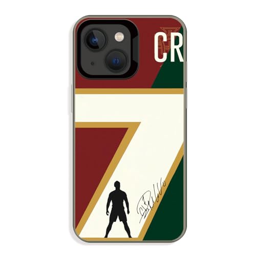 YEVAPOP Portugal Soccer Phone Case Compatible with iPhone 13/14, Lucky & Classic No.7 Soccer Cool...