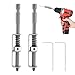 2 Pcs Spring-loaded Screw Holder Bit, Screw Fixing Drill Bit One-Handed Operation Spring Positioning Bits, Universal Screws Retaining Tool for Electricians, Mechanics, Home Repair