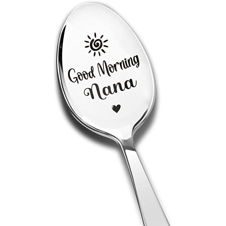 Grammy's Engraved Tea Spoon - 7 Inch Stainless Steel Gift For Grandma, Nana & Grandparents