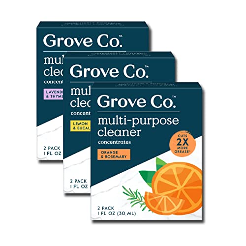 Grove Co. Multi-Purpose Cleaner Refills 6 x 1fl oz Variety Pack
