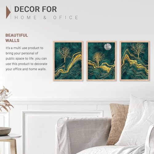Image of kotart Modern Wall Art Framed Painting for Wall Decoration - Wall Paintings for Living Room, Bedroom - Big Size Wall Painting (Art 5, 19x25 inch)