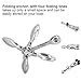 33lbs. Foldable Grapnel, Boat with 316 Stainless Steel Hardware, Compact Folding for Marine Boat Yacht Dinghy, Heavy Duty Boat Accessory for River Lake Fishing