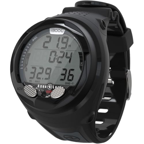 Aqualung i300C   Ordenador de Buceo Bluetooth, de 3 Gases, navegación intuitiva, Cuatro Modos de Funcionamiento, Ajuste de altitud, para el Buceo con escafandra autónoma