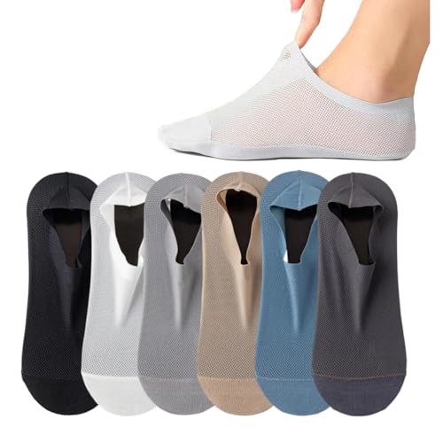 Ultra Thin Liner Socks Non Slip ComBed Cotton No Show Socks, breathable non-slip ultra-thin, for Womens and Men