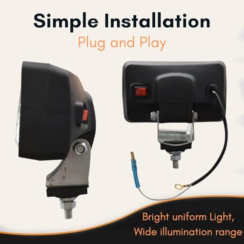 Conjunto de lámpara de trabajo con luces Led Pods e interruptor de piano 4