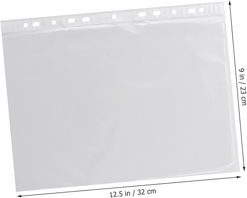 Miniatura 2 de Ciieeo Protectores de página, 100 unidades de archivos de PP, fundas transparentes para documentos, carpetas transparentes, protectores de hojas