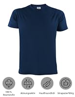 ALPIDEX Herren T-Shirts 5er Set Basic Rundhals 100% Baumwolle Fire XL – Ansicht 2