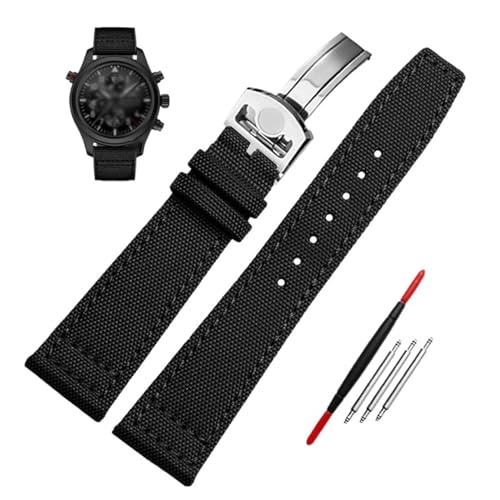 Bracelet montre IWC nylon style militaire pour aventures et quotidien