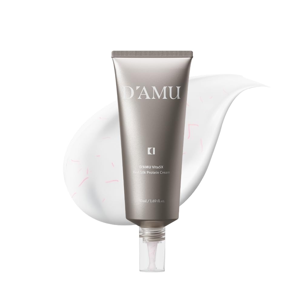 Amazon.com: D'AMU Silk Protein Face Cream – Lifting & Hydrating