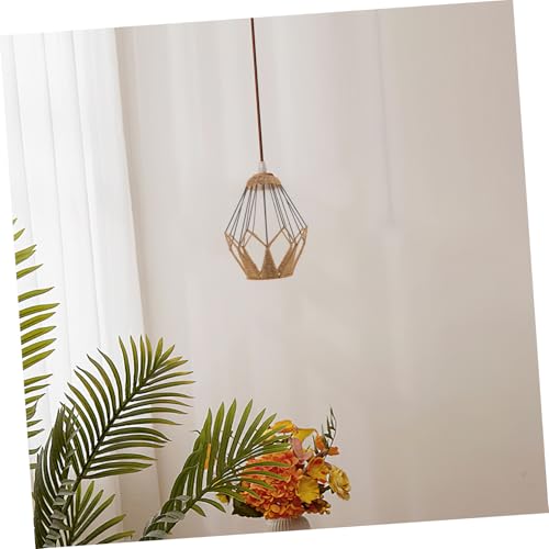 Abat-jour unique vintage en maille tissée pour suspension chic - 6
