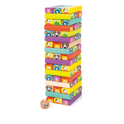 Unsere Empfehlung: small foot Wackelturm Tiere aus Holz
