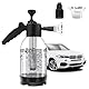 Schaumsprüher Auto, Drucksprüher 2L, Drucksprüher Garten Schaumsprüher, Pumpsprühflasche mit 2 Düsentypen, Vielseitiges Drucksprühgerät für Autowäsche, Gartenarbeit, Haustierpflege