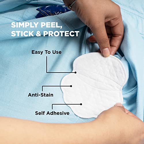 PEESAFE Achsel Schweiß Pads, Achselpads, 14 Pads (gefaltet), Achsel Schwitzen Pads Damen Herren, Unterarm Schwitzen Schutz, Antischweißpads, Minimiert Geruch, Antitranspirant-Pads