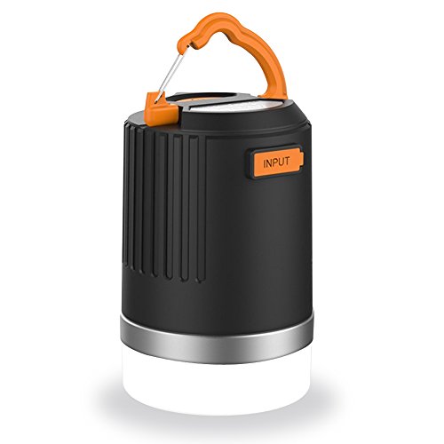 Superway Portable Ultra Bright LED Camping Lantern & 10400mAh Power Bank, 【LG Cells】 440 Lumens IP65 Waterproof Rechargeable Camping Lantern, 99hrs Use for One Charge- Best for Hiking Camp Outages
