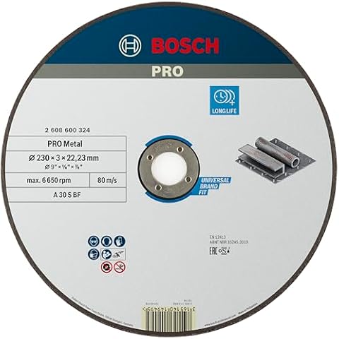 Bosch Metal Straight Cutting Disc 2608600324 Cover