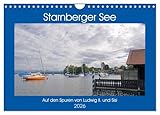 Starnberger See - Auf den Spuren von Ludwig II. und Sisi (Wandkalender 2026 DIN A4 quer), CALVENDO Monatskalender: Starnberger See - Der Fürstensee (CALVENDO Orte)
