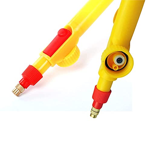 NAKSHATRAZ Adjustable High Pressure Garden Pump Bottle Spray Gun for Plants Garden Water Pesticide Car Wash Brass Nozzle Sprayer Pack of 2, Manual