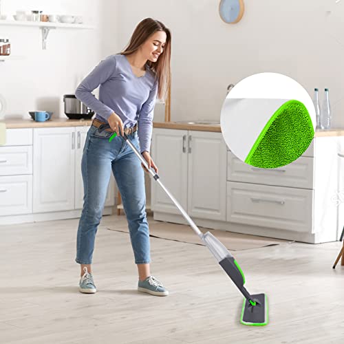 Reusable Mop Pads Compatible With Swiffer Powermop, Mop Refills Mopping Pads Refills Microfiber Mop Pads For Spray Mop Floor Mop Pads Refills Reusable Washable Pads For Floor Cleaning(6 Pack) #TOP4