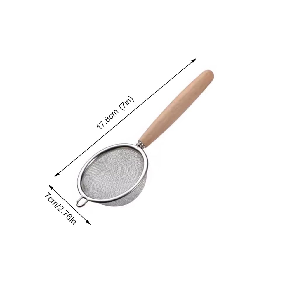 Colino In Acciaio Inox A Doppia Rete, Setaccio Setaccio - Foto 11