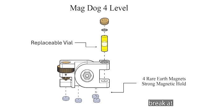 LevTech MagDog 4 Magnetic Conduit Bending Level - 4-in-1 Tool With 0°, 30°, 45°, 90° Angles - View #9