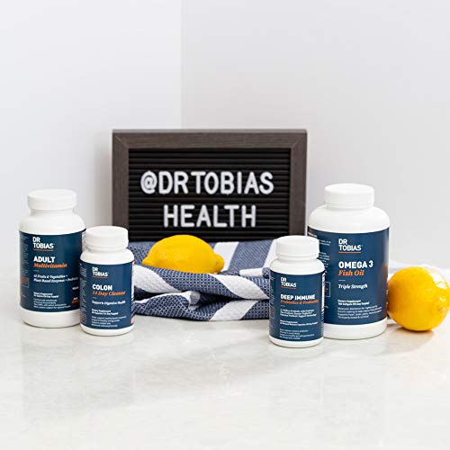Dr. Tobias Digestive Kickstarter Bundle With Colon 14 Day Cleanse & Deep Immune Probiotics & Prebiotics #TOP6