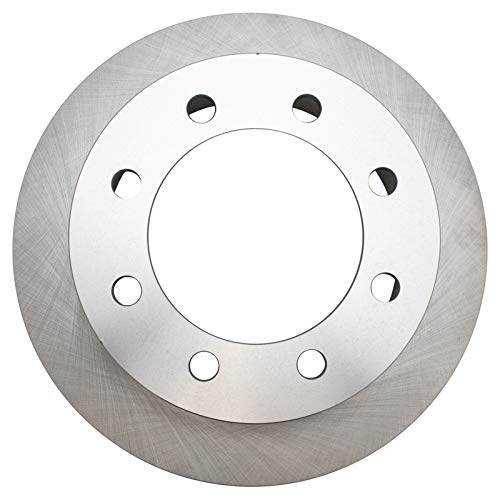 Image of TRQ Rear Brake Pad and Rotor Set Semi Metallic Rotors
