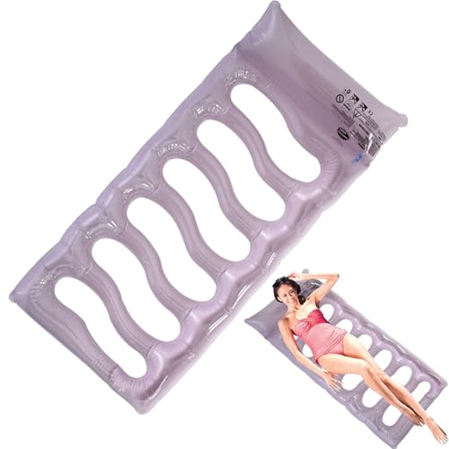 Kustimantu Flotadores para adultos | Tumbona hinchable - Tumbona de natación para adultos para relajarse y tomar el sol en el lago, el río o de vacaciones