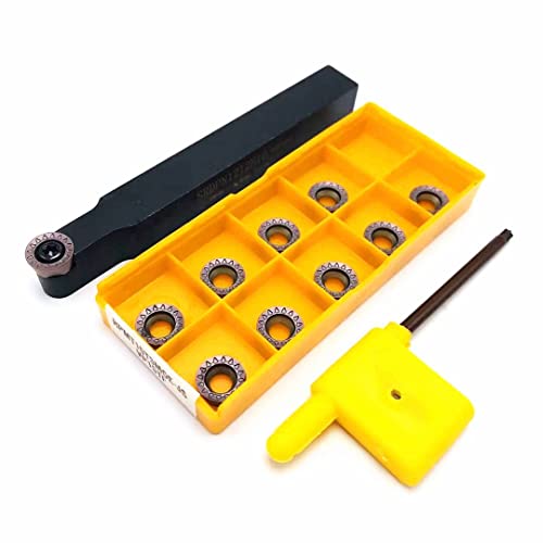 Portaherramientas para torno CNC con 10 fresas de carburo miniatura 4