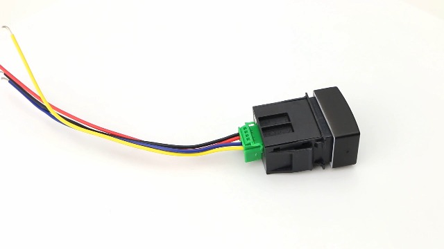 Factory Style 4-Pole 12V Push Button Switch W/LED Indicator Light For Mitsubishi - Foto 5