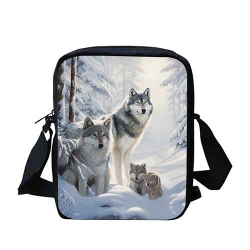 GIFTPUZZ Crossbody Bag for Women Men Soft Handbag Polyester Shoulder Purses Sling Shoulder Bag Small