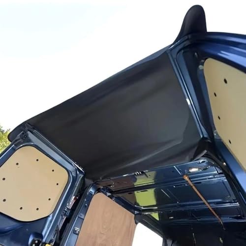 Toldo para puerta trasera de granero para caravana, caravana, impermeable, compatible con modelos Ford, ofrece sombra y protección durante actividades al aire libre (180 cm x 114 cm)