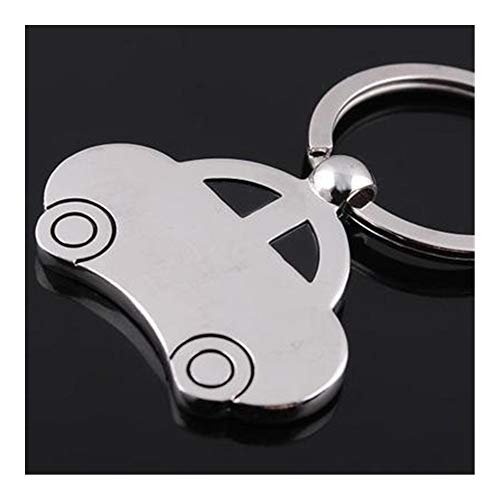 Kreativer Schlüsselanhänger Creative-Auto KeyChain Customized Antilost Schlüsselanhänger Kleine Chic Schlüsselanhänger for Männer Frauen DIY gravieren Namen Customized Freie Beschriftung Sicherer Schl Cover