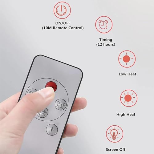 Aire Acondicionado Mini Split sin conductos, 2 en 1 (frío y Calor), montado en la Pared, súper silencioso con Control Remoto, fácil instalación para el hogar y la Oficina.