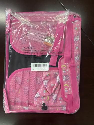 Image of Kids Travel Tray - Waterproof Lap Table with No-Drop Large Tablet Holder - Car Seat Tray - Road Trip Essentials Kids - Car Desk Organizer for Airplane - Toddler Travel Essentials (UNICORN)