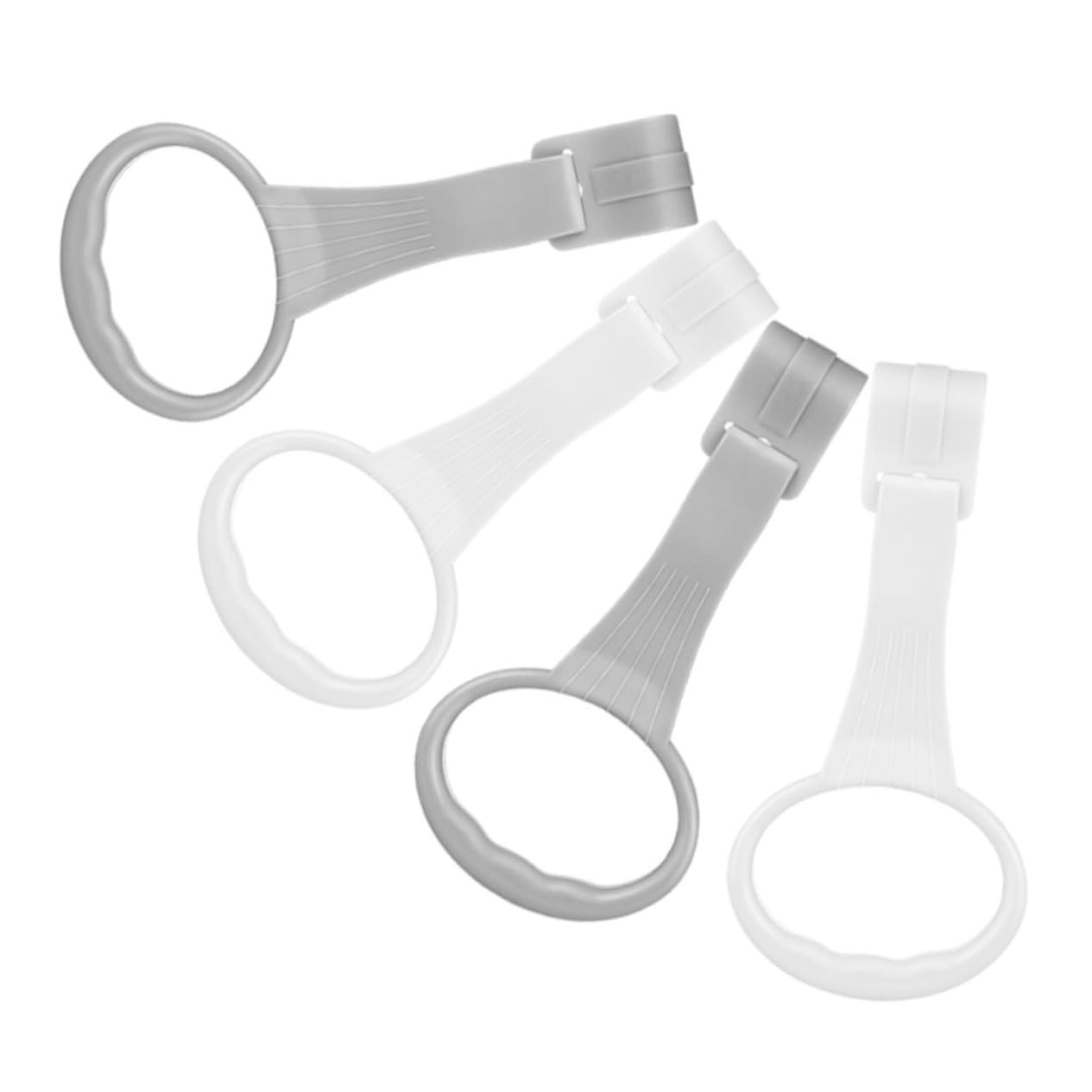 HAPINARY Playpen Infant Toddler Stand up Rings Durable Crib Pull Ring Safe Learning Walking Aid