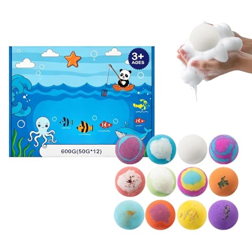 Boule de bain pour filles coffret cadeau de 12 pièces de jeu surprise