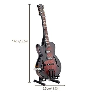 Modèle de guitare classique réplique miniature modèle de guitare miniature ornements musique instrument Decor Collection… - Les Beatles, Paul McCartney, John Lennon, RIngo Starr, George Harrison Modèle de guitare classique réplique miniature modèle de guitare miniature ornements musique instrument Decor Collection… – Image 5
