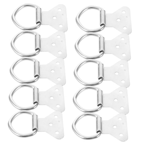 Image of Housoutil 30pcs Versatile Frame Hooks Picture Hangers d Rings Heavy Duty Wall Hangers for Decor