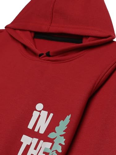 Image of Mack Jonney Printed Hooded Cotton Fleece Tracksuit Co-Ord Set for Kids-MACK38112