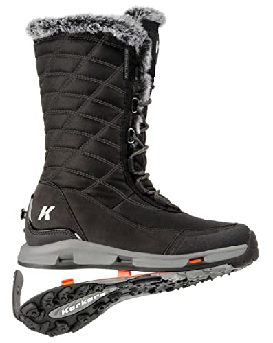 Korkers Women's South Lake Winter Boots - Extra Cozy and Waterproof - Includes Interchangeable TrailTrac Sole2